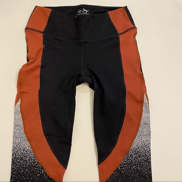Weissman Ivy Sky dance pants mesh KELLI CROP LEGGINGS C04201 XS adult XSA - Picture 3 of 11